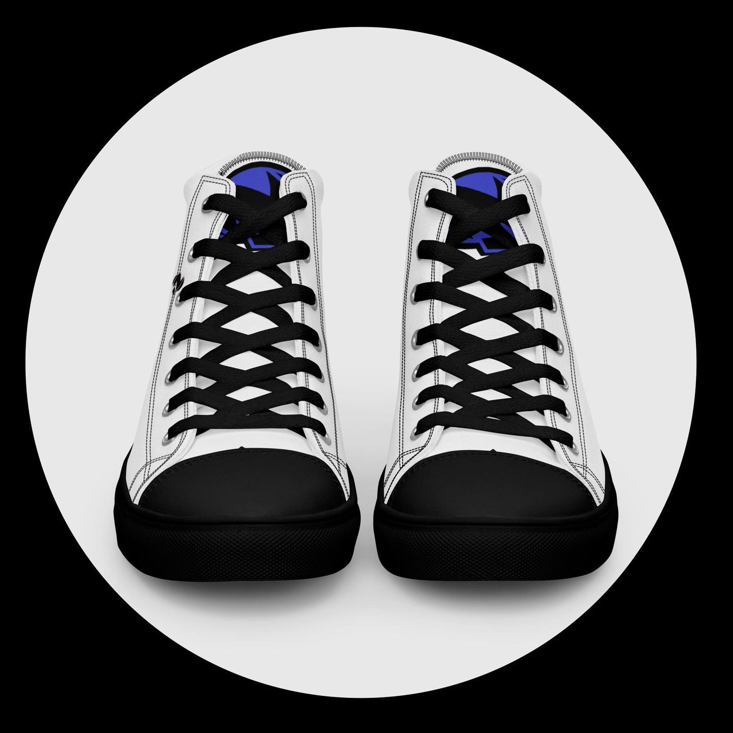 Men’s high top canvas shoes