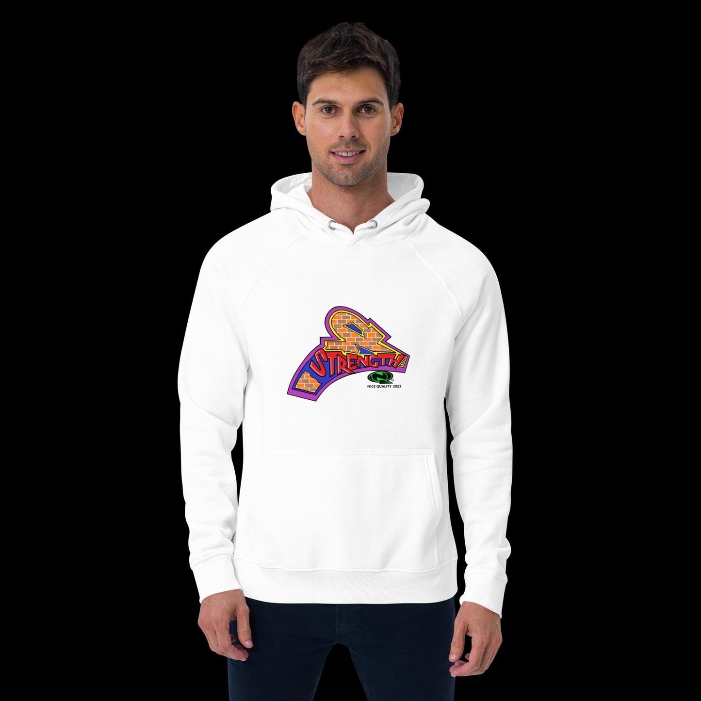 Unisex eco raglan hoodie