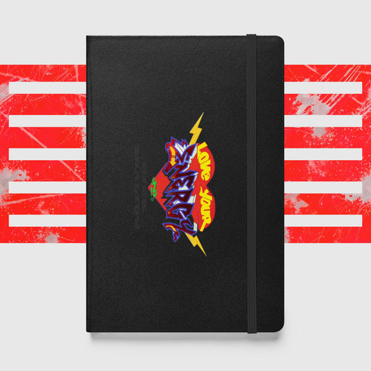 Hardcover bound notebook