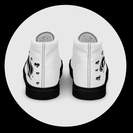Men’s high top canvas shoes