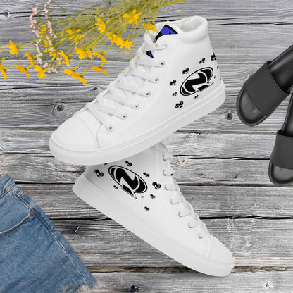 Men’s high top canvas shoes