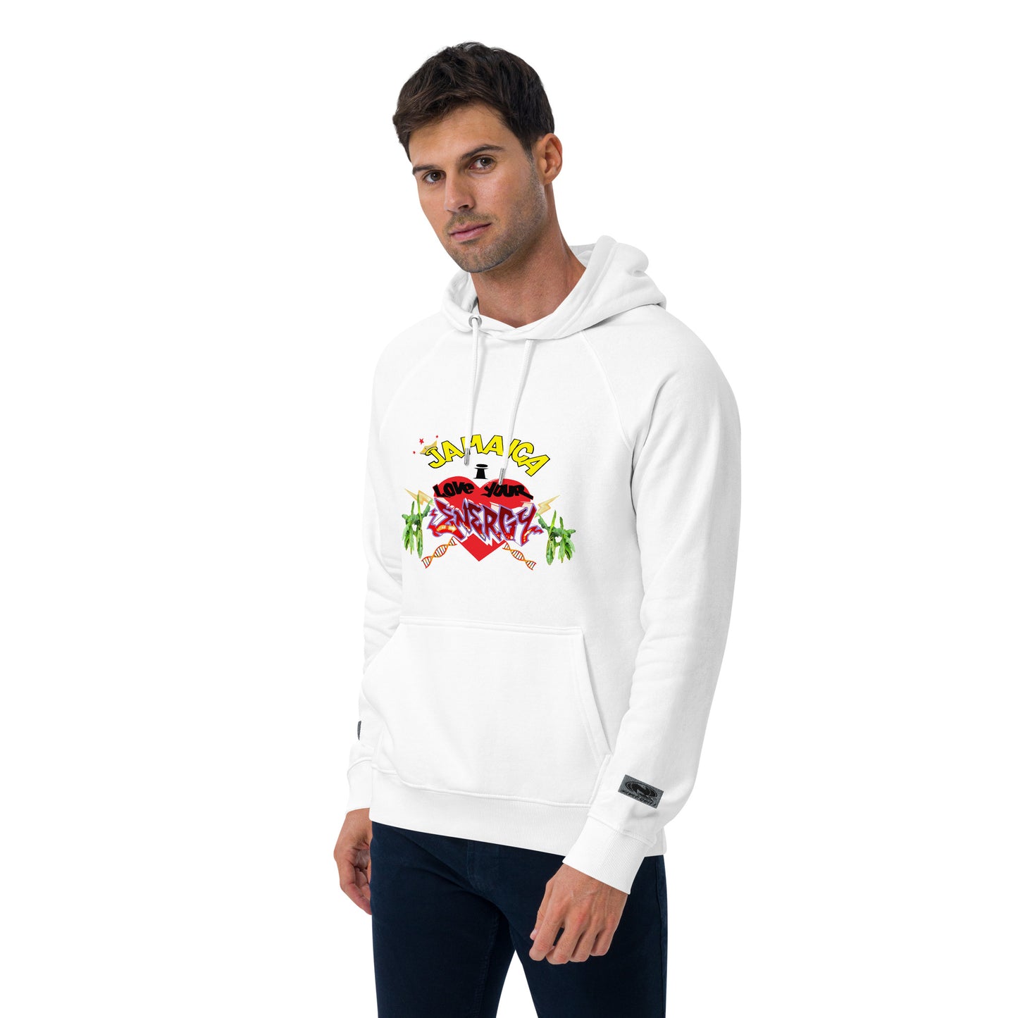 Unisex eco raglan hoodie